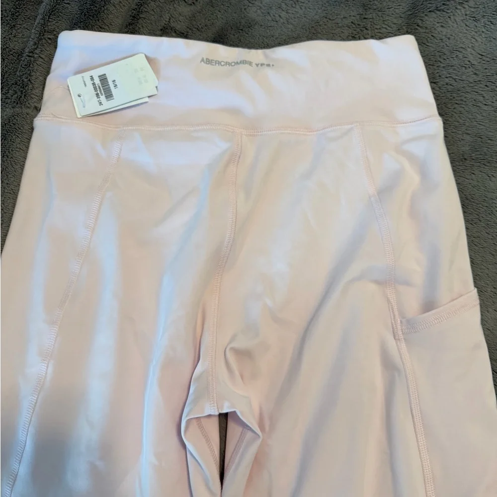 Abercrombie KidsLight Pink Flared Leggings NWT 15/16